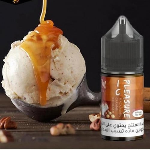 نكهة سولت ايس بلجر ايس كريم مع كراميل وبندق من اتش ام فيبز  HM IC Pleasure