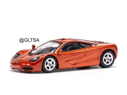 McLaren F1 Orange Metallic 1:64 Pop Race PR640092