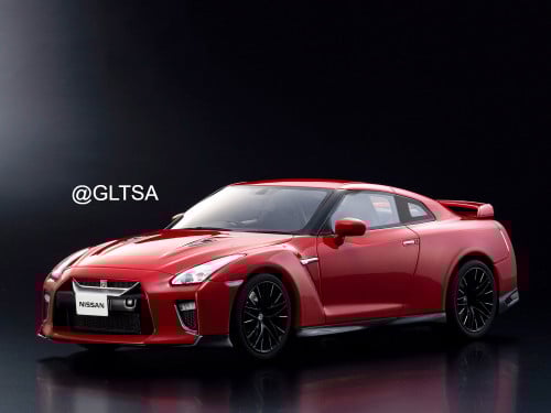 Pre-Owned RARE Nissan GT-R R35 Red 1:18 Kyosho KSR18044R-B