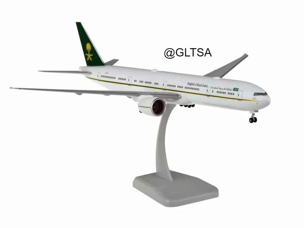 Saudi Arabian Airlines Boeing 777-300ER w/Landing Gear HZ-MF9 1:200 Hogan Wings 11595 11595GR