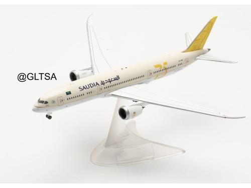 Saudi Arabian Airlines Boeing 787-9 75th Anniversary HZ-ARE 1:500 Herpa Wings 536486