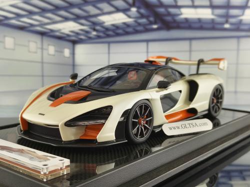 McLaren Senna White Orange 1:18 IVY IV1805WH LIMITED 37/50 PCS