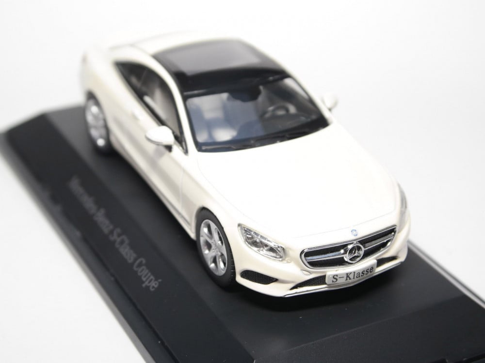 Mercedes-Benz S-Class Coupe White 1:43 Kyosho B66961239
