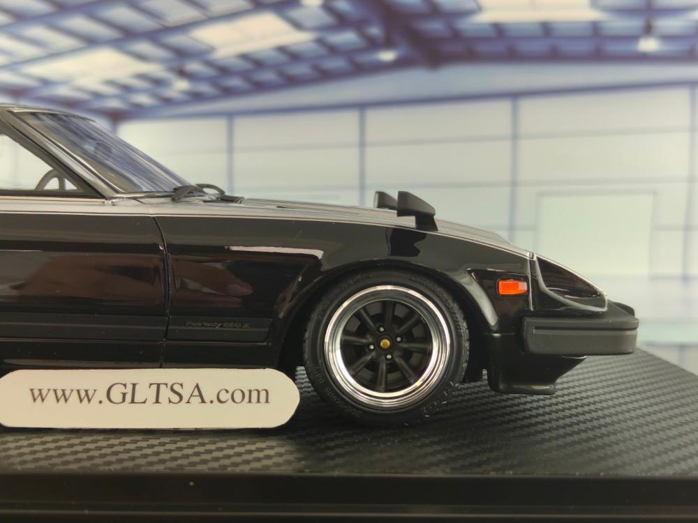 RARE Nissan Fairlady Z (S130) Black / Silver 1:18 Ignition