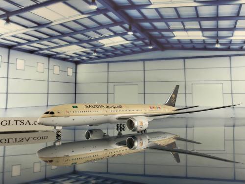 Saudi Arabian Airlines Boeing 787-9 Saudi Riyadh Seasons HZ-ARC 1:400 JC Wings LH4195 LH4195A