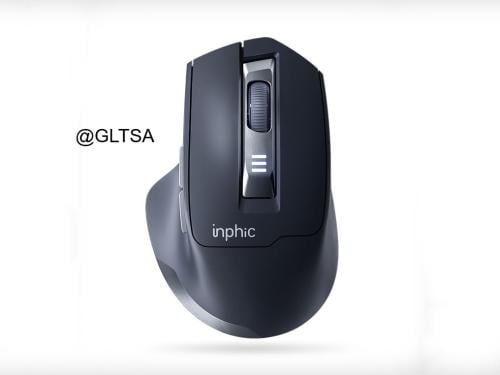 Inphic M9 Wireless Mouse USB 2.4G 2400 DPI Grey