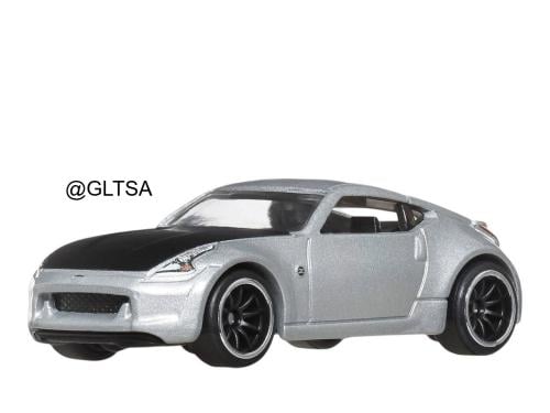 Nissan 370Z Chassis Conversion (Fast & Furious) Silver 1:64 Hot Wheels JBL91