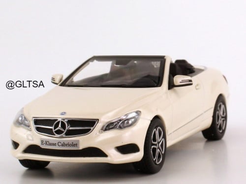 RARE Mercedes-Benz E-Class Cabriolet (A207) Diamond White Met 1:43 Kyosho B66960195