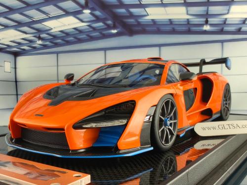 McLaren Senna Orange Blue 1:18 IVY IV1805OG LIMITED 21/50 PCS