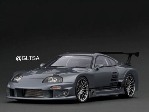 Toyota Supra mk4 (JZA80) Top Secret GT300 Gun Metallic 1:18 Ignition Model IG2489