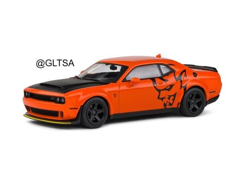 Dodge Challenger SRT Demon V8 Construction Orange 1:43 Solido S4310306