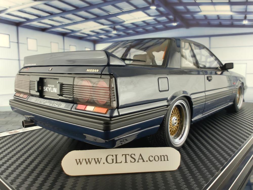 Nissan Skyline GTS-R (R31) Blue Black 1:18 Ignition Model IG3508