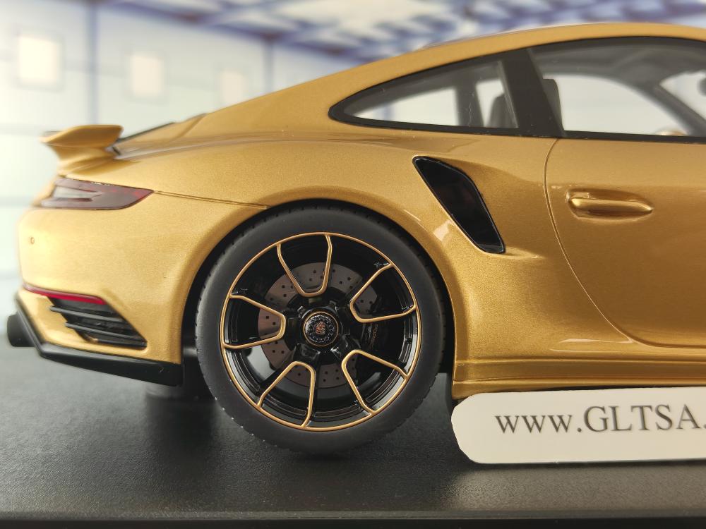 【GT SPIRIT】Porsche 911 ターボ S プロジェクトゴールド GT Spirit Porsche 991.2 Turbo S Exclusive 2018 - Gold