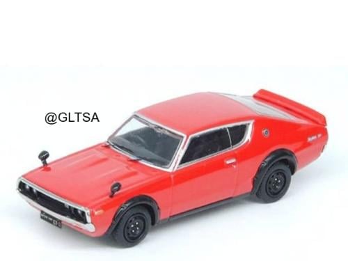 Nissan Skyline 2000 GT-R (KPGC110) Red 1:64 Inno M...