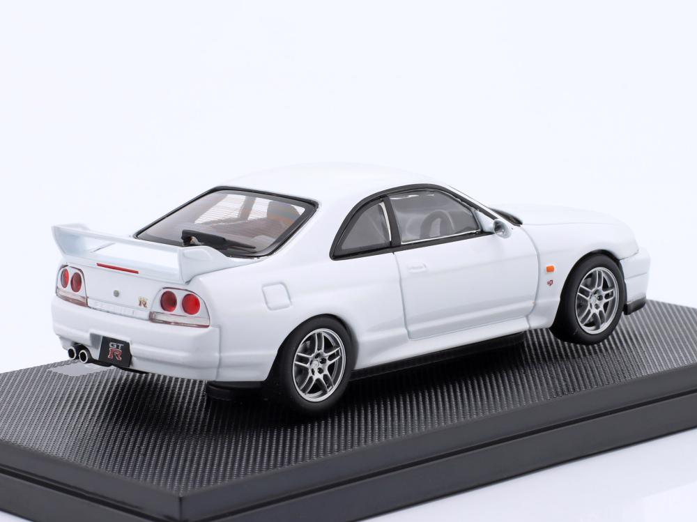 Nissan Skyline GT-R (R33) VSpec 1995 White 1:43 Ebbro 44186 