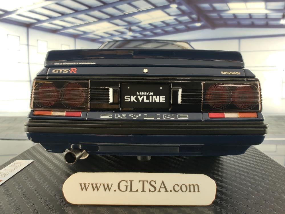 Nissan Skyline GTS-R (R31) Blue Black 1:18 Ignition Model IG3508