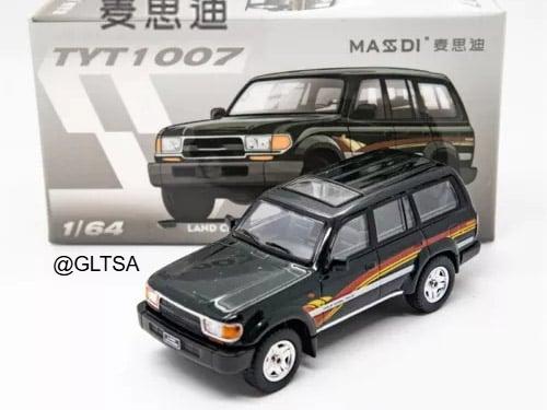 Toyota Land Cruiser LC80 Green 1:64 Massdi TYT1007