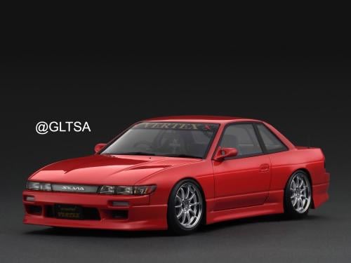 Vertex Nissan Silvia S13 Red 1:18 Ignition Model IG3584