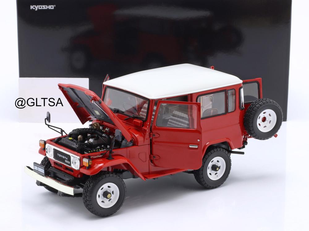 Amazon | 京商オリジナル 1/18 トヨタ ランドクルーザー 40 ピックアップ (オリーブ) 完成品 | ミニカー・ダイキャストカー |  ホビー
