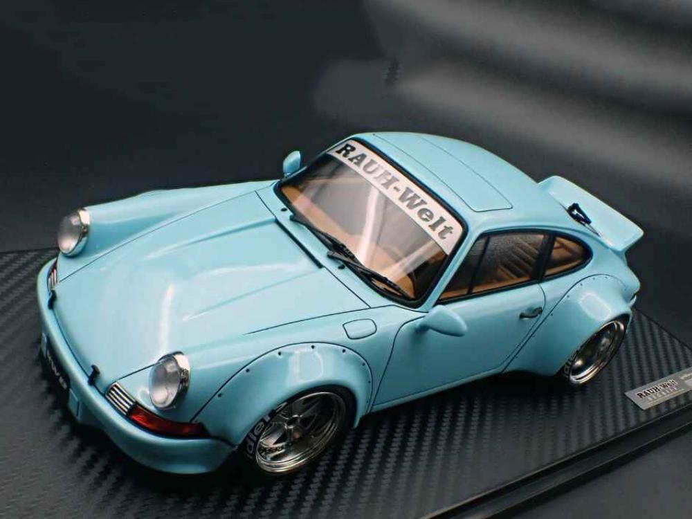 Porsche RWB Backdate Light Blue 1:18 Ignition Model IG3878