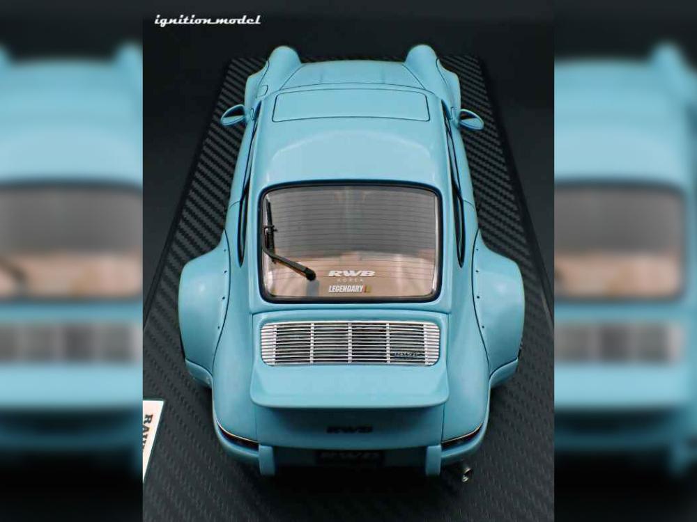 Porsche RWB Backdate Light Blue 1:18 Ignition Model IG3878