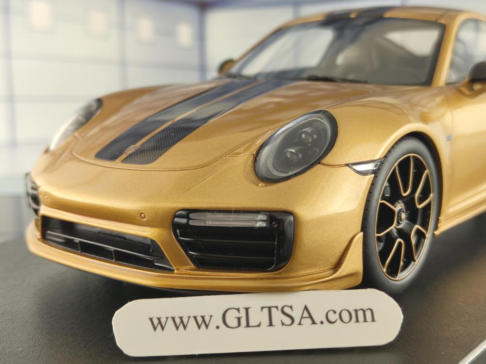 Porsche 911 (991.2) Turbo S Gold Metallic 1:18 GT Spirit