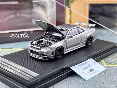 Nissan Skyline 2000 GT-R (KPGC10) Silver 1:18 Ignition Model