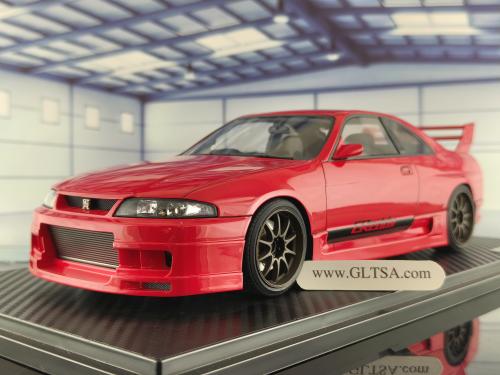GReddy Nissan GT-R (BCNR33) Red Metallic 1:18 Ignition Model IG3132