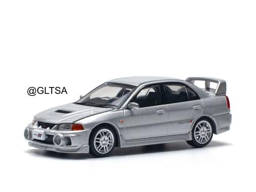 Mitsubishi Lancer Evolution IV Steel Silver 1:64 P...