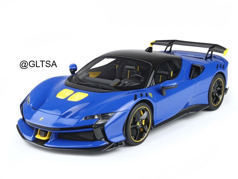 ミニカー　1/18 Ferrari SF90 XX Stradale Azzurro Dino  ケース付 [P18237GV] Ferrari SF90 XX Stradale Azzurro Dino Blue 1:18 BBR P18237G