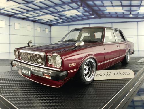 Toyota MarkII Cressida Sedan Grande (MX41) Red Metallic 1:18 Ignition Model IG3428