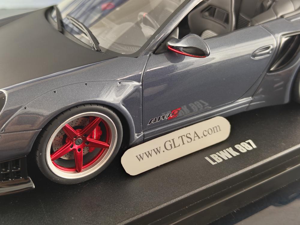 ポルシェ 997 LB パフォーマンス マットグレー 1/18 GTスピリット LB Performance 997 - Model car collection - GT SPIRIT