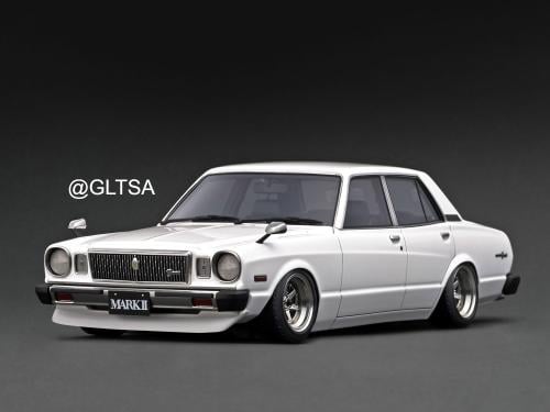 Toyota MarkII Cressida Sedan Grande (MX41) White 1:18 Ignition Model IG3426