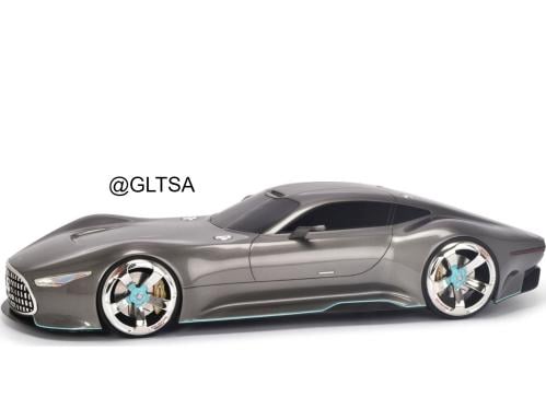 RARE PRE-OWNED Mercedes-Benz AMG Vision GT Dark Silver 1:12 Schuco 450046600