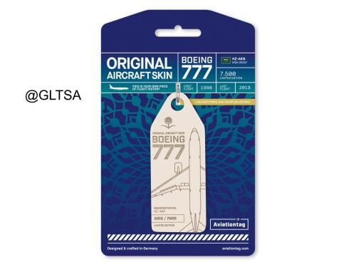 Saudi Arabian Airlines Boeing 777-200ER HZ-AKN White Aviationtag