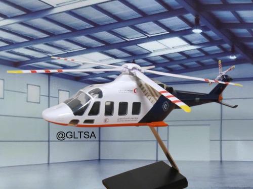 Agusta Westland AW-139 THC Saudi Red Crescent Authority 1:40 TD Models TD065