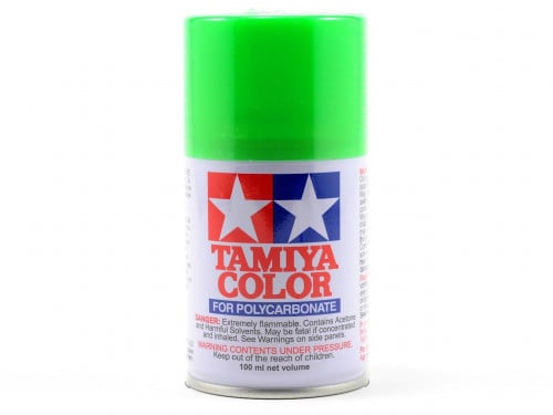 Tamiya PS-28 Fluorescent Green Lexan Spray Paint (100ml) for RC TAM86028