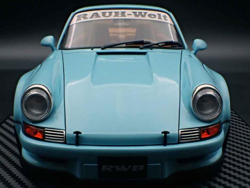 Porsche RWB Backdate Light Blue 1:18 Ignition Model IG3878