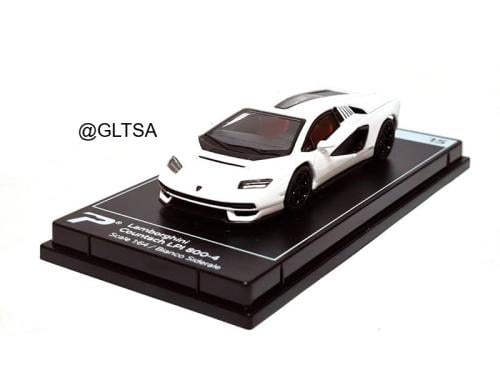 Lamborghini Countach LPI 800-4 White 1:64 PosterCa...
