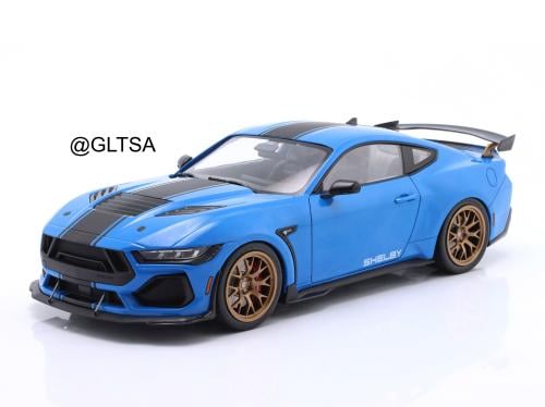 Ford Shelby Mustang Super Snake Grabber Blue Metallic 1:18 Solido S1813802