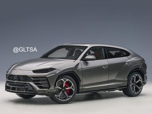 LAMBORGHINI URUS GRIGIO LYNX/METALLIC GREY 1:18 AU...