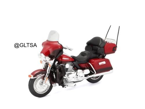 Harley Davidson Motorcycle Red Black 1:18 Maisto 39360