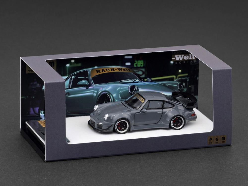 RWB 930 GT Wing Cement Grey（Wheel:Gold） RWB 930 GT Wing Cement Grey Wheel Gold | HLJ.com - ミニカー