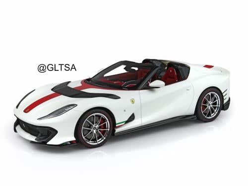 Ferrari 812 Competizione A White Italia 1:18 BBR P...