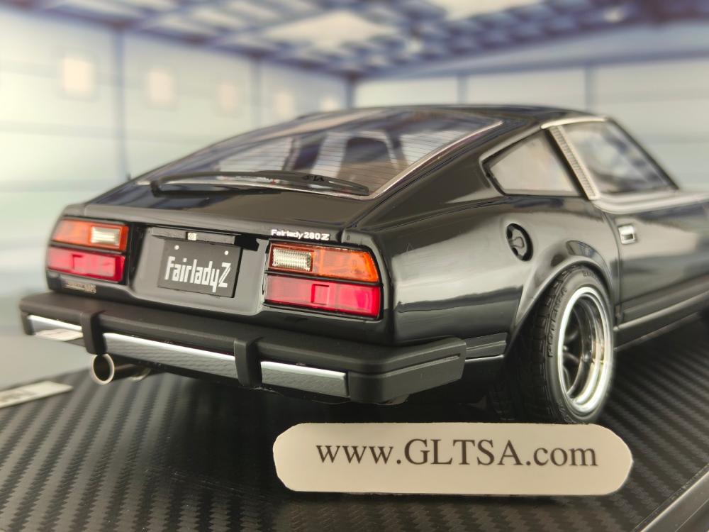 RARE Nissan Fairlady Z (S130) Black / Silver 1:18 Ignition Model IG1966