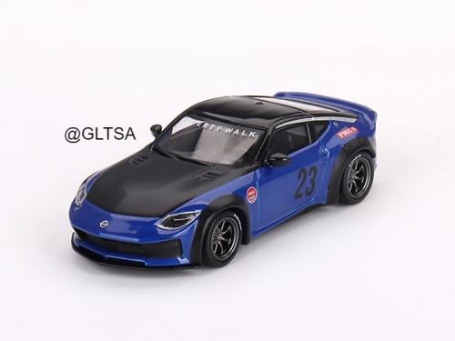 Nissan Z400 LB Nation Works Seiran Blue 1:64 MINI...