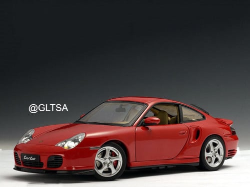 RARE Porsche 911 (996) Turbo Red 1:18 AUTOart 77831