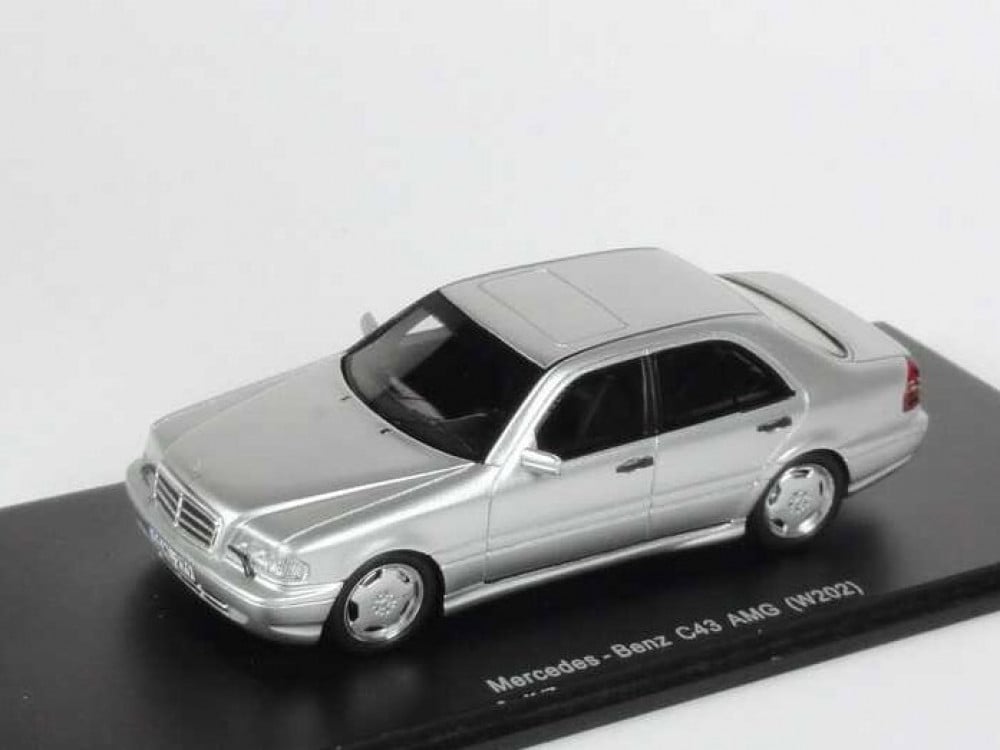 Mercedes-Benz C-Class C43 AMG (W202) 1999 Silver 1:43 Spark