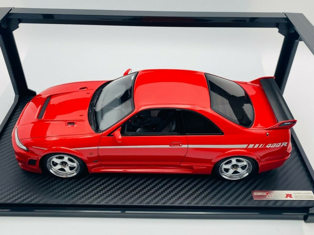 Nissan Skyline Nismo R33 GT-R 400R Red 1:18 Ignition IG2253 - الهوايات  الذهبية لمجسمات السيارات والريموت