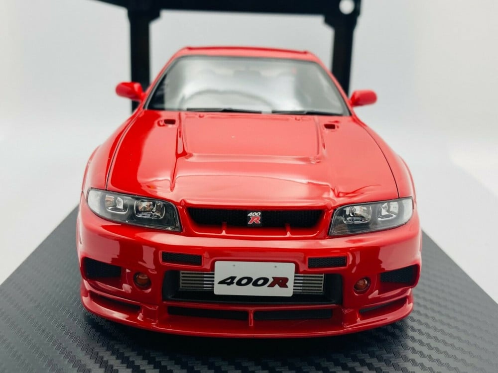 Nissan Skyline Nismo R33 GT-R 400R Red 1:18 Ignition IG2253 - الهوايات  الذهبية لمجسمات السيارات والريموت